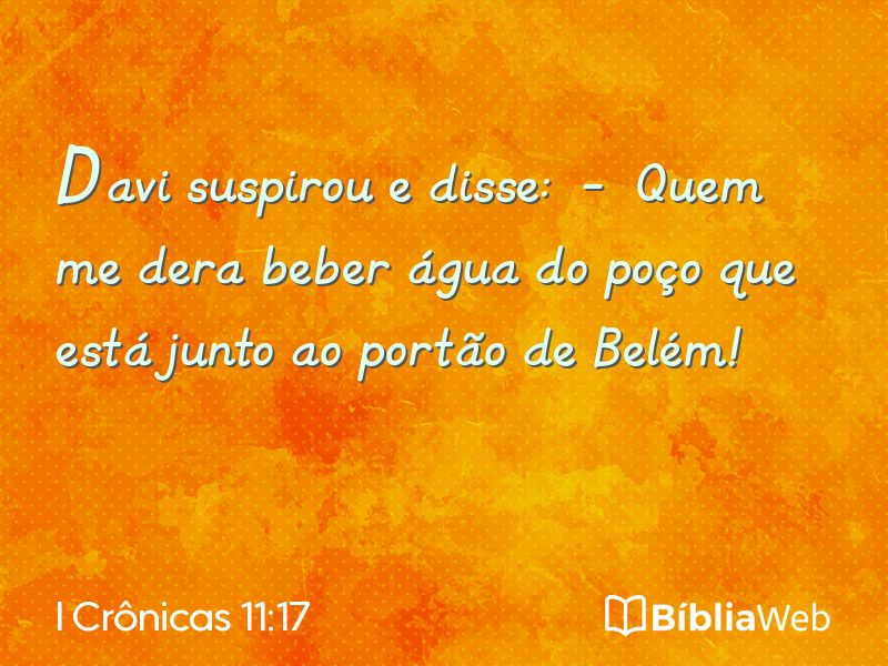 I Crônicas 11:17 em imagem para compartilhar