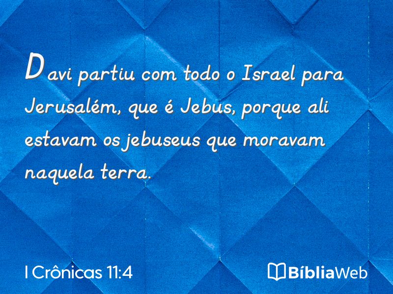 I Crônicas 11:4 em imagem para compartilhar