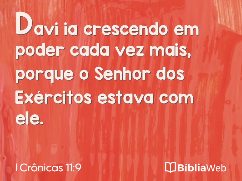 I Crônicas 11:9 em imagem para compartilhar