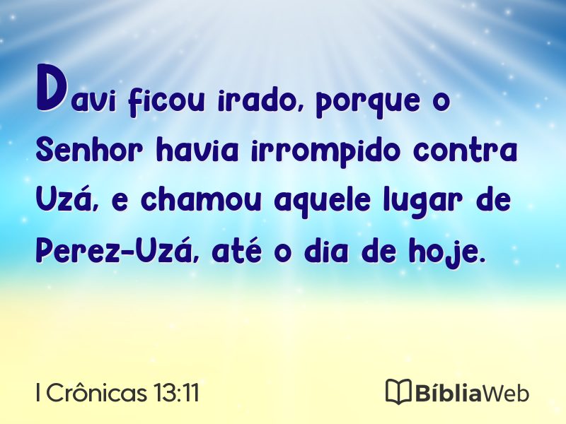 I Crônicas 13:11 em imagem para compartilhar