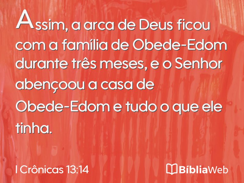 I Crônicas 13:14 em imagem para compartilhar