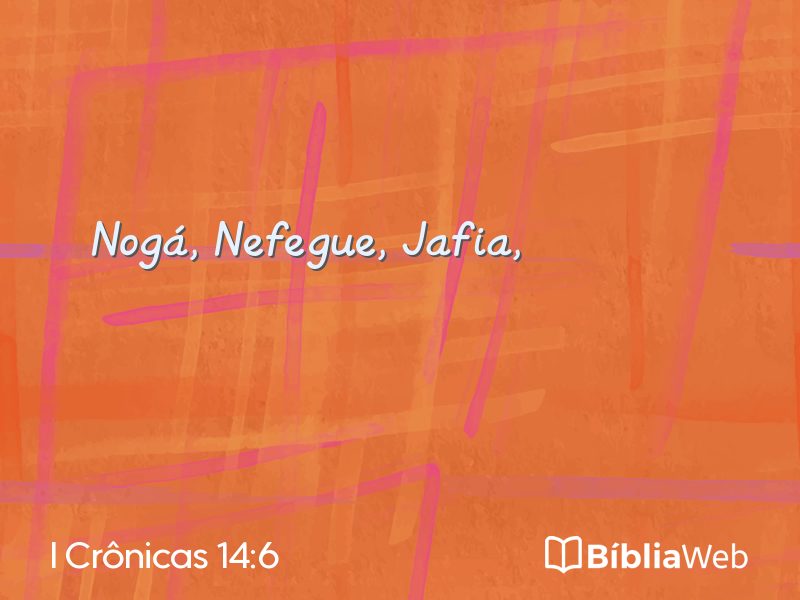 I Crônicas 14:6 em imagem para compartilhar