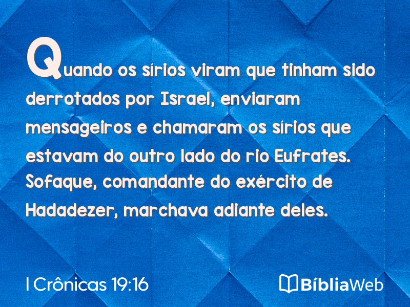 I Crônicas 19:16 em imagem para compartilhar