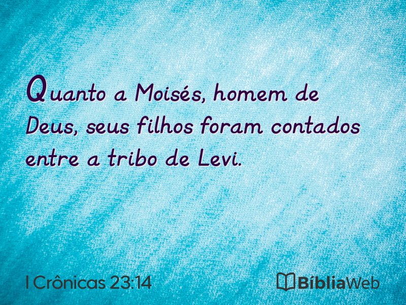 I Crônicas 23:14 em imagem para compartilhar