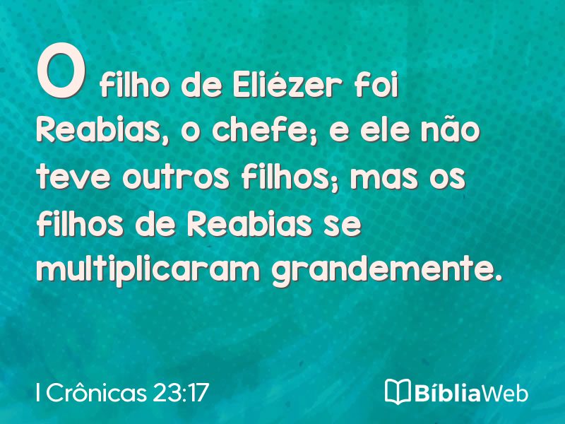 I Crônicas 23:17 em imagem para compartilhar