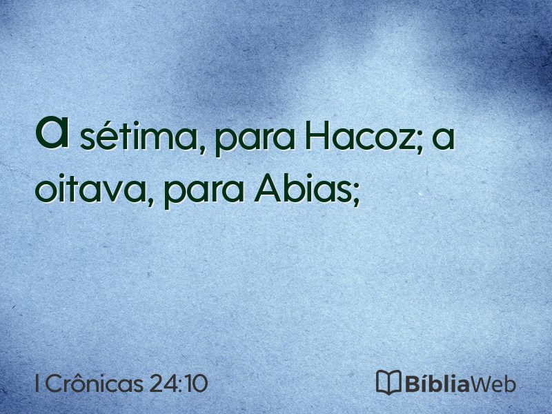 I Crônicas 24:10 em imagem para compartilhar