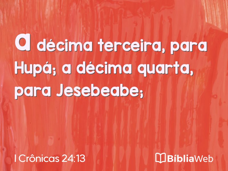 I Crônicas 24:13 em imagem para compartilhar