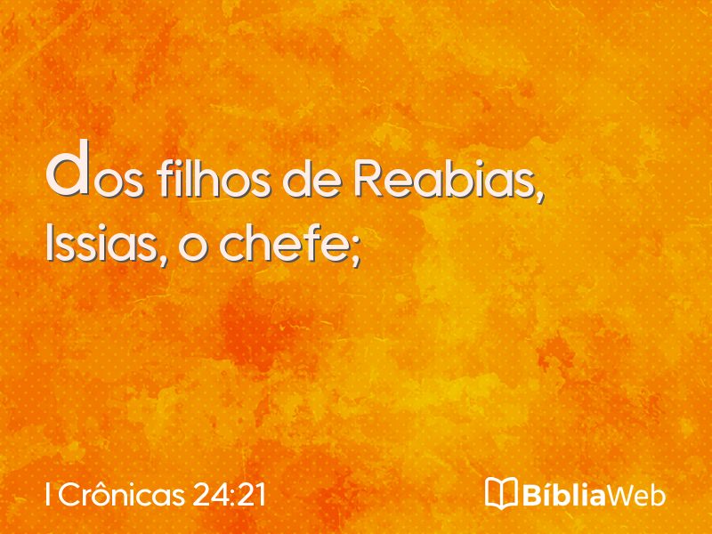 I Crônicas 24:21 em imagem para compartilhar