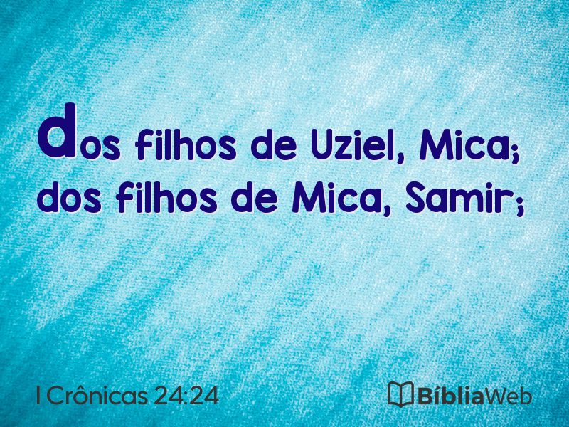 I Crônicas 24:24 em imagem para compartilhar