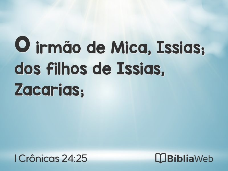 I Crônicas 24:25 em imagem para compartilhar