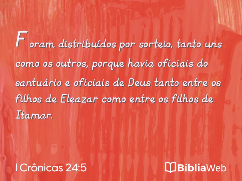 I Crônicas 24:5 em imagem para compartilhar