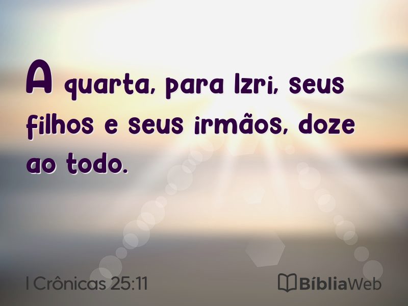 I Crônicas 25:11 em imagem para compartilhar