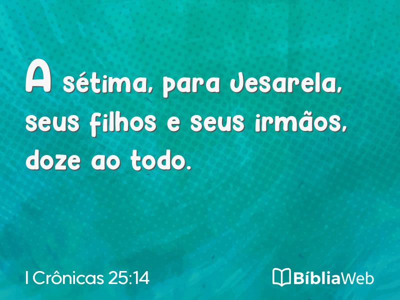 I Crônicas 25:14 em imagem para compartilhar