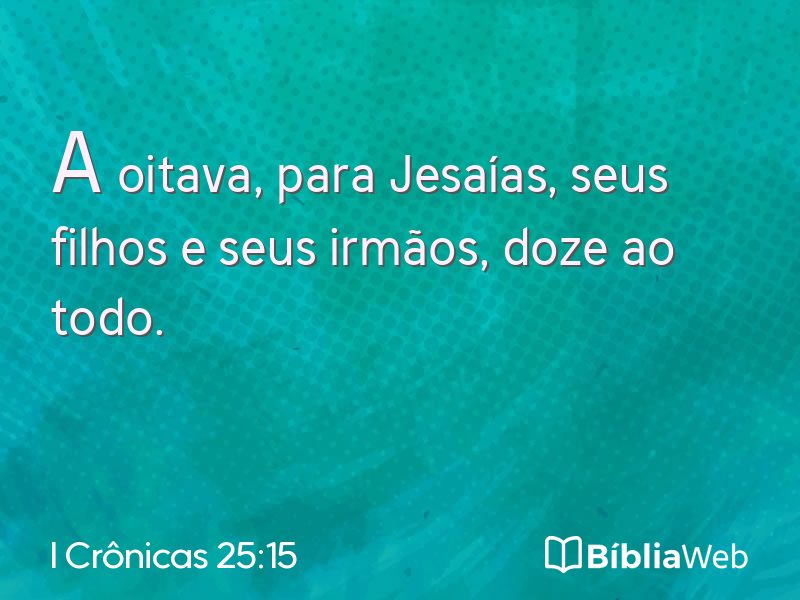 I Crônicas 25:15 em imagem para compartilhar