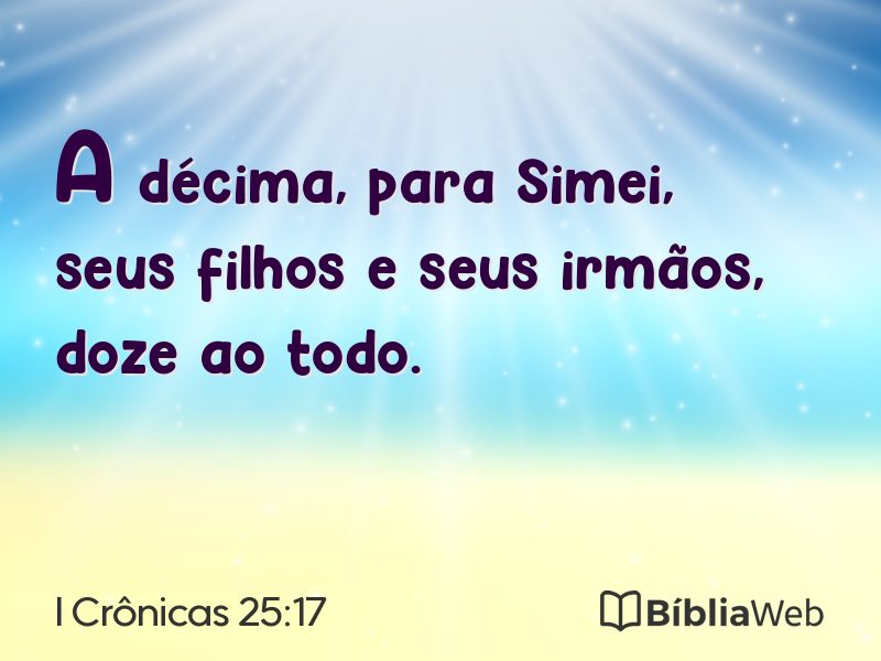 I Crônicas 25:17 em imagem para compartilhar