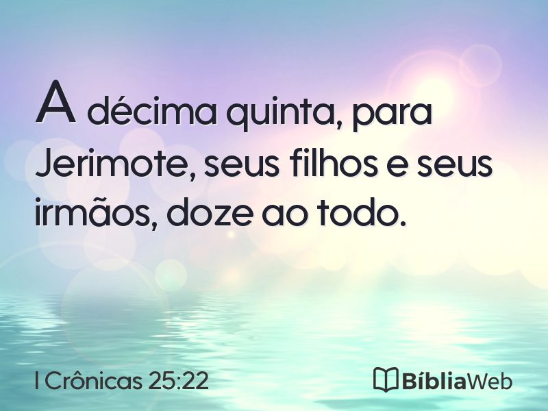 I Crônicas 25:22 em imagem para compartilhar
