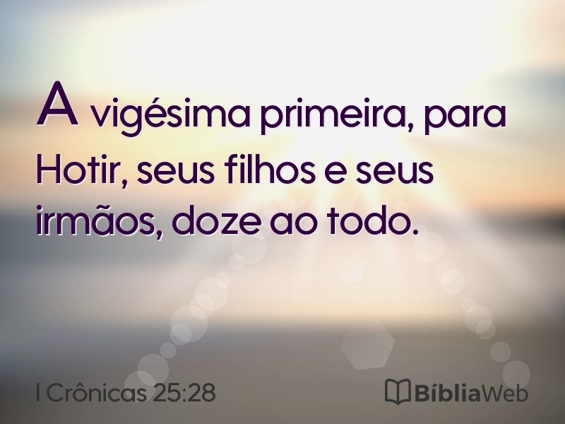 I Crônicas 25:28 em imagem para compartilhar