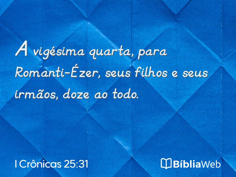 I Crônicas 25:31 em imagem para compartilhar