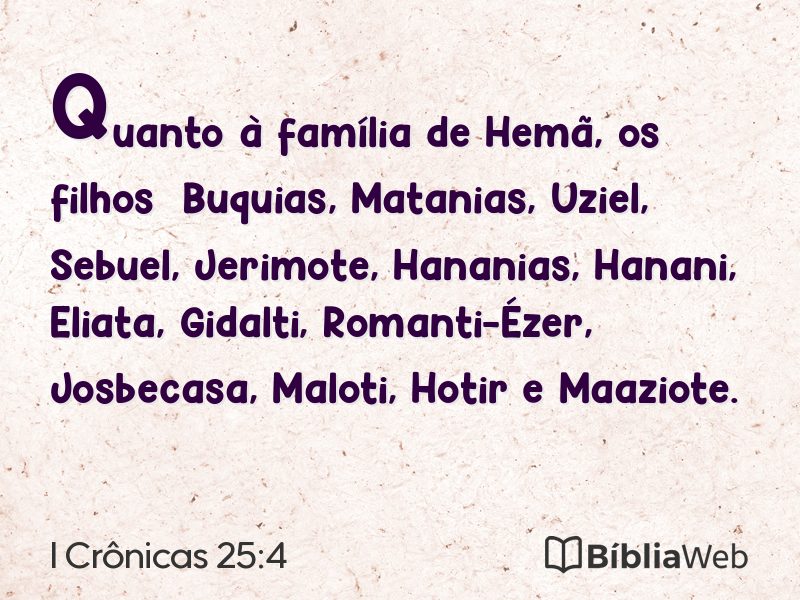 I Crônicas 25:4 em imagem para compartilhar