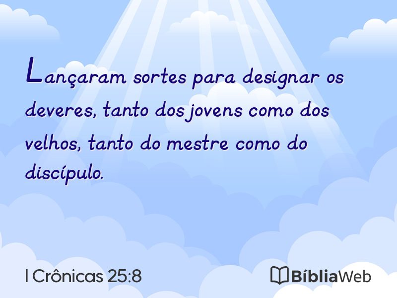 I Crônicas 25:8 em imagem para compartilhar