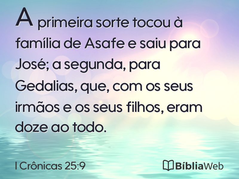 I Crônicas 25:9 em imagem para compartilhar