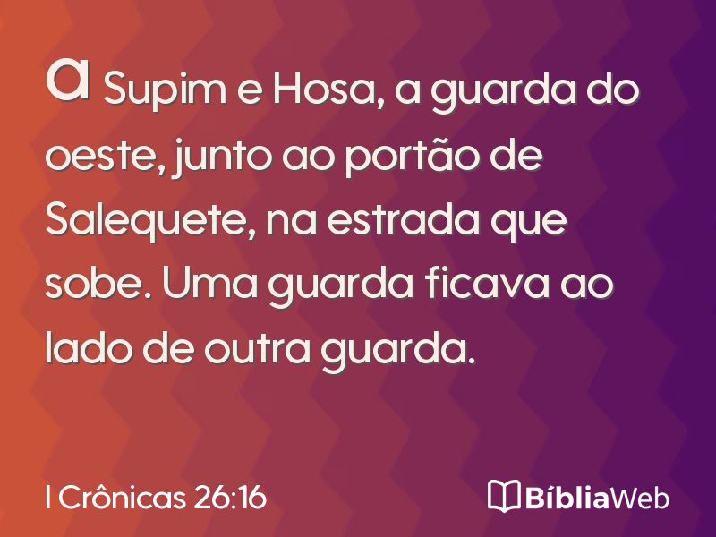 I Crônicas 26:16 em imagem para compartilhar
