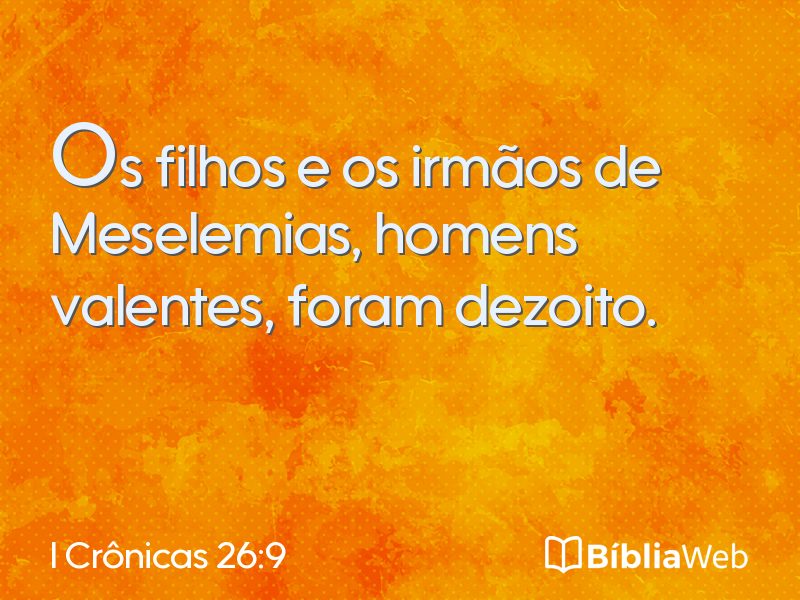 I Crônicas 26:9 em imagem para compartilhar