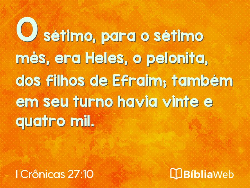 I Crônicas 27:10 em imagem para compartilhar