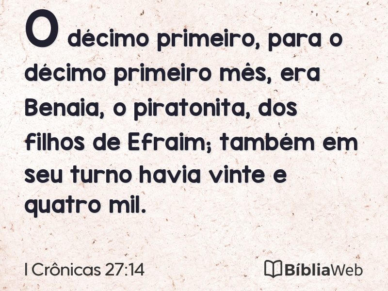 I Crônicas 27:14 em imagem para compartilhar
