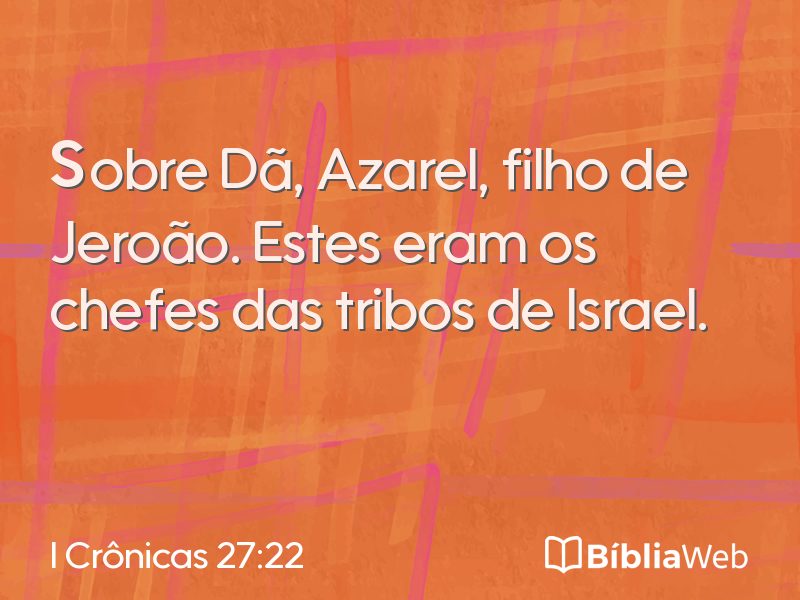 I Crônicas 27:22 em imagem para compartilhar