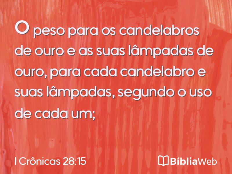 I Crônicas 28:15 em imagem para compartilhar