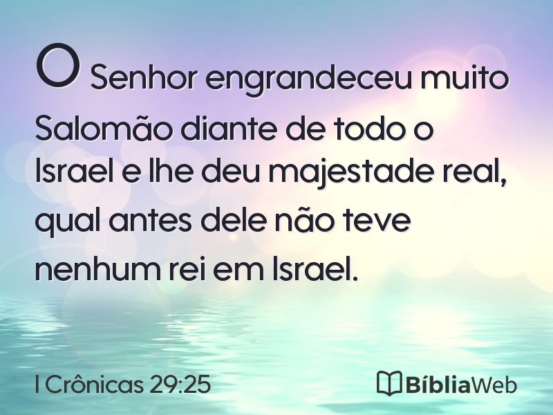 I Crônicas 29:25 em imagem para compartilhar