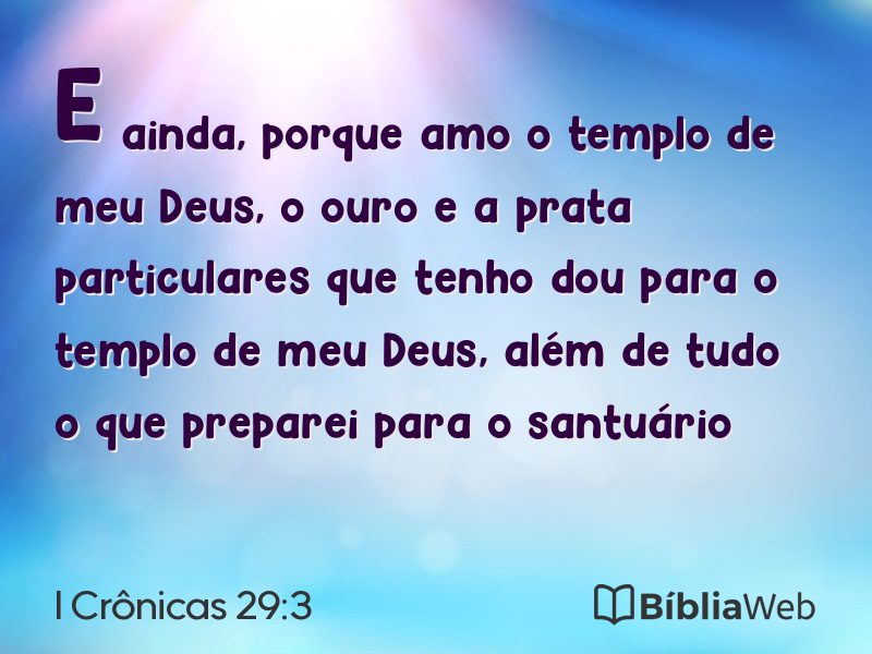I Crônicas 29:3 em imagem para compartilhar