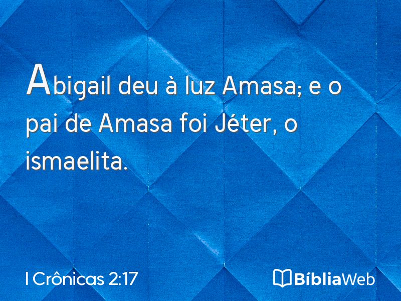 I Crônicas 2:17 em imagem para compartilhar
