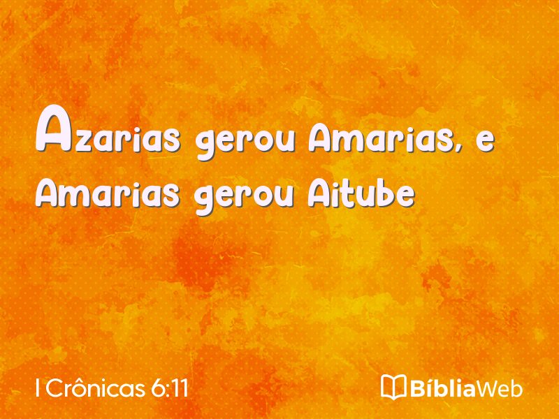 I Crônicas 6:11 em imagem para compartilhar