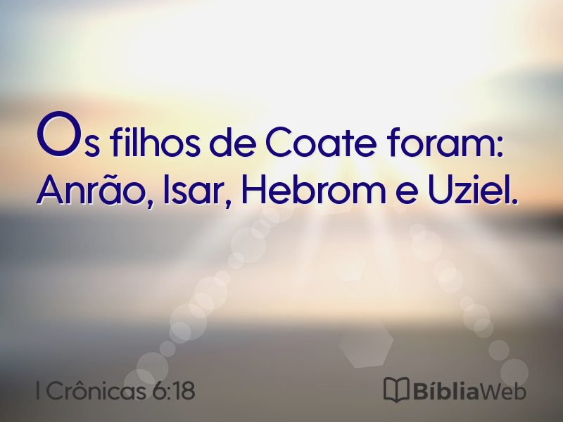 I Crônicas 6:18 em imagem para compartilhar