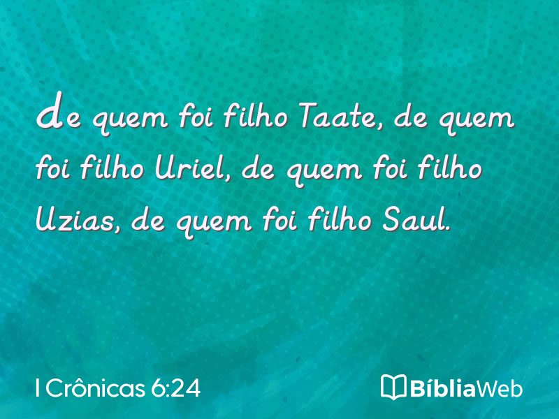I Crônicas 6:24 em imagem para compartilhar