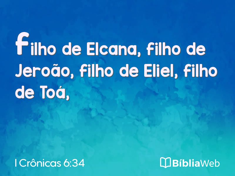 I Crônicas 6:34 em imagem para compartilhar