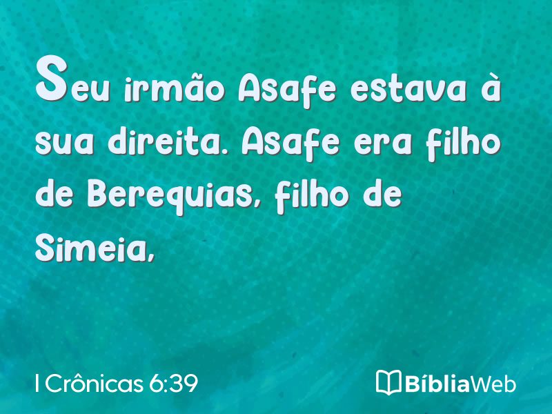 I Crônicas 6:39 em imagem para compartilhar