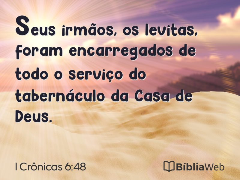 I Crônicas 6:48 em imagem para compartilhar