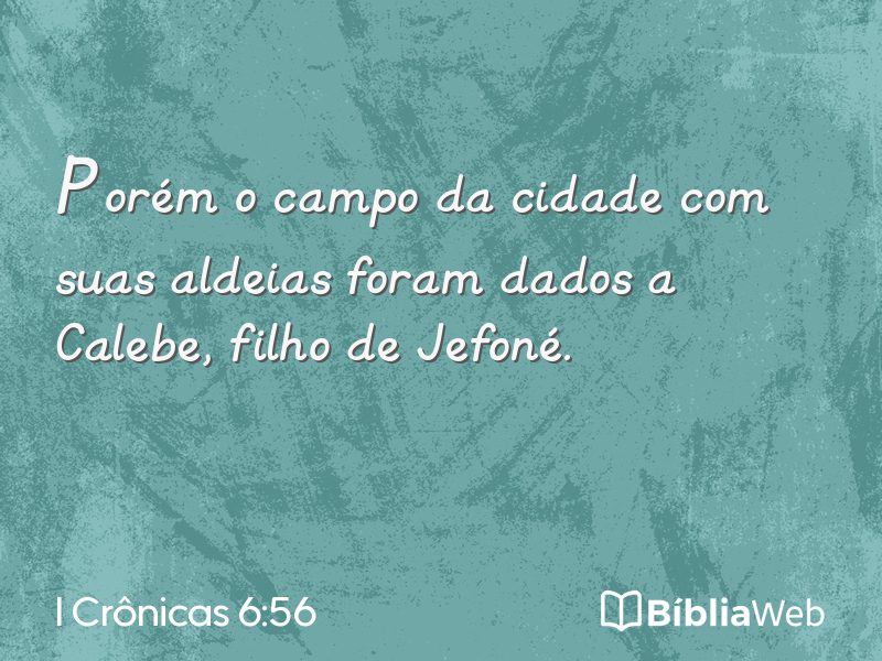 I Crônicas 6:56 em imagem para compartilhar