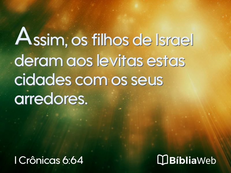 I Crônicas 6:64 em imagem para compartilhar