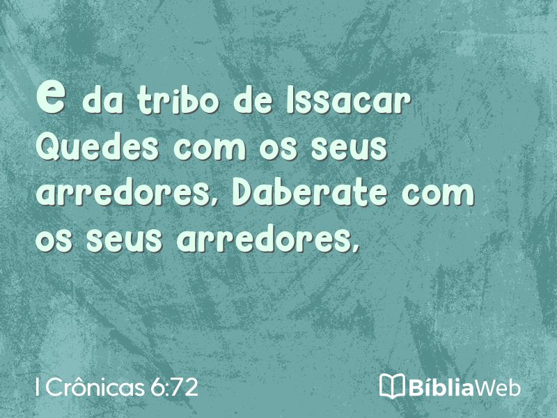 I Crônicas 6:72 em imagem para compartilhar
