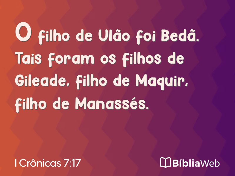 I Crônicas 7:17 em imagem para compartilhar