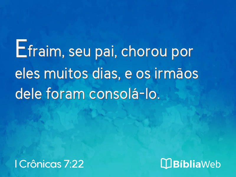 I Crônicas 7:22 em imagem para compartilhar