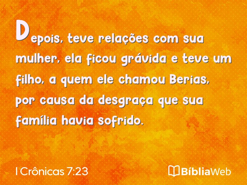 I Crônicas 7:23 em imagem para compartilhar