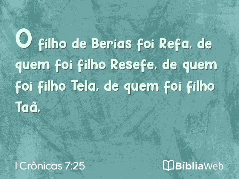 I Crônicas 7:25 em imagem para compartilhar