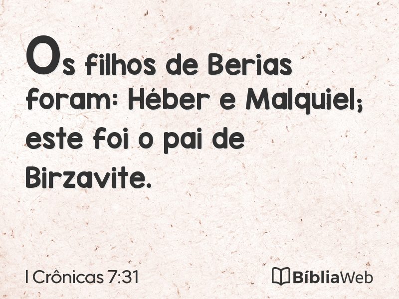 I Crônicas 7:31 em imagem para compartilhar