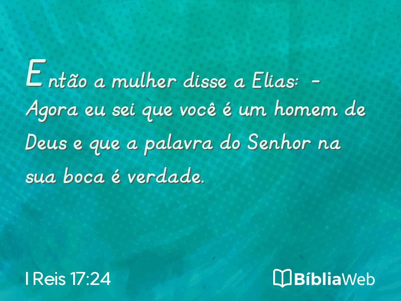 I Reis 17:24 em imagem para compartilhar