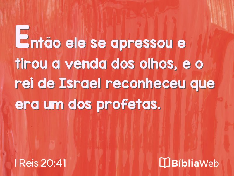 I Reis 20:41 em imagem para compartilhar